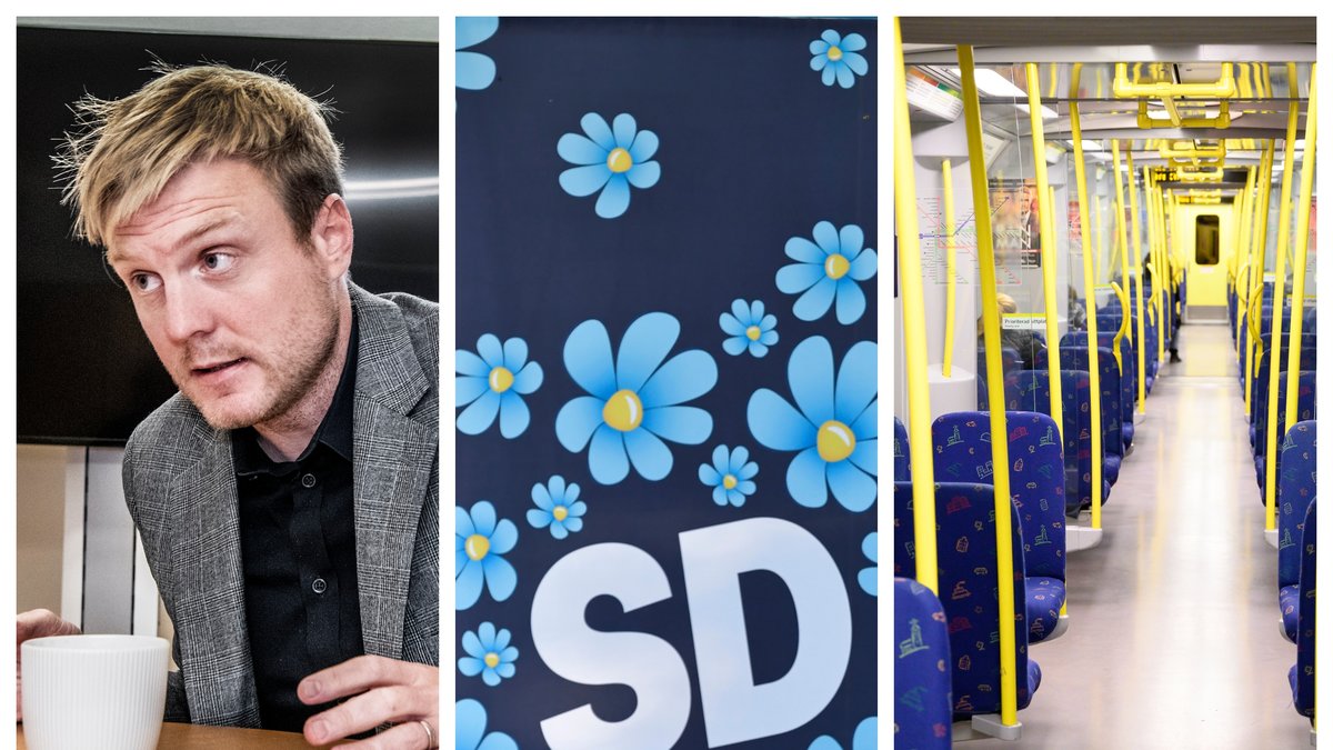 Sverigedemokraternas kampanj i Stockholms tunnelbana har lett till diskussioner i sociala medier.